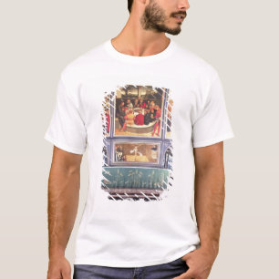 Altare med en Triptych som visar T Shirt