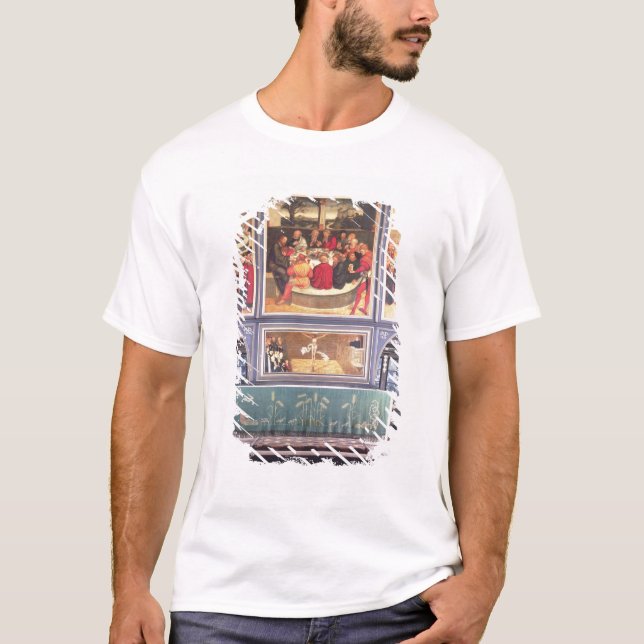 Altare med en Triptych som visar T Shirt (Framsida)