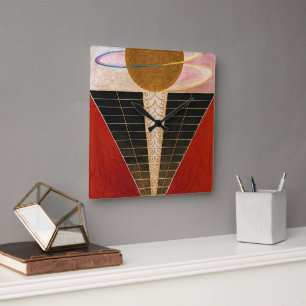 Altarpart, Group X, No.2 av Hilma af Klint Fyrkantig Klocka