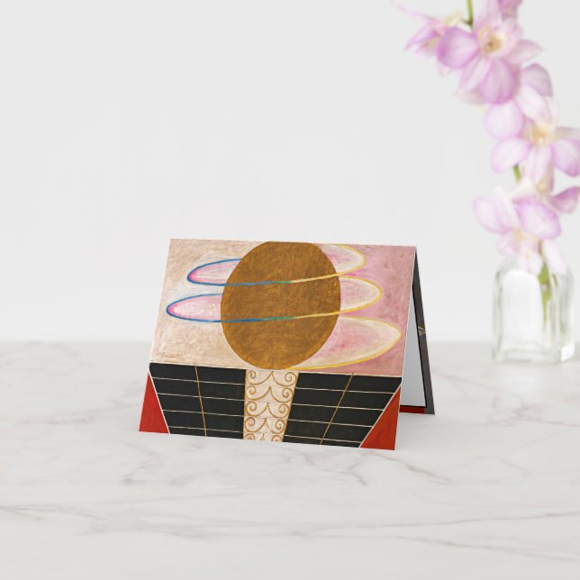 Altarpart, Group X, No.2 av Hilma af Klint Kort (Orkide)