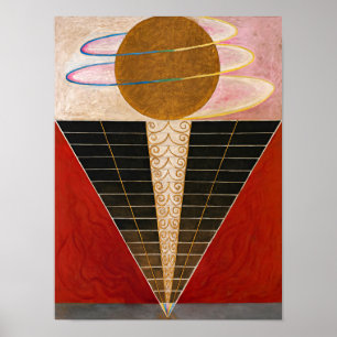 Altarpart, Group X, No.2 av Hilma af Klint Poster
