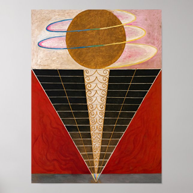 Altarpart, Group X, No.2 av Hilma af Klint Poster (Framsidan)