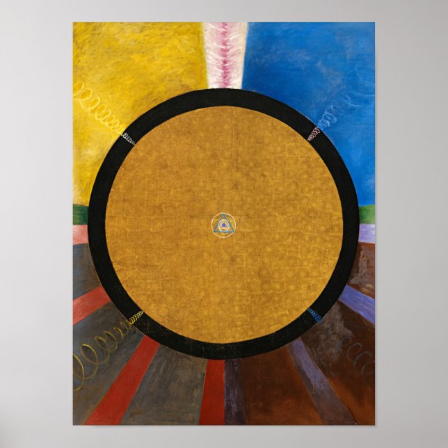 Altarpart, Group X, No.3 av Hilma af Klint Poster (Framsidan)
