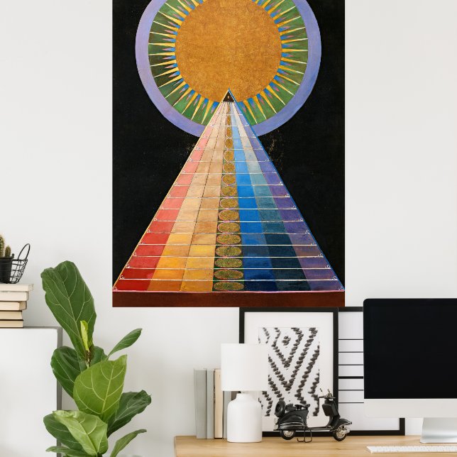 Altarpart, grupp X, nr 1 av Hilma af Klint Poster (Hemmakontoret)