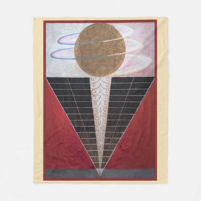 Altarpice No. 2, Hilma af Klint Fleecefilt (Framsidan)