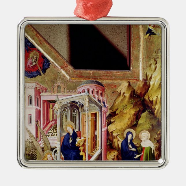 Altarpiece av Chartreusen de Champmol 2 Julgransprydnad Metall (Framsidan)