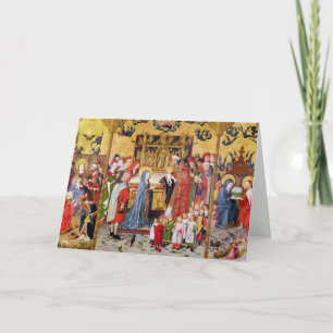 Altarpiece av de sju glädjearna av oskulden kort