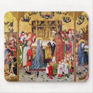 Altarpiece av de sju glädjearna av oskulden musmatta
