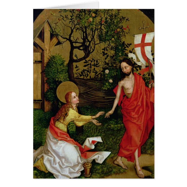 Altarpiece av dominikanerna hälsningskort (Framsidan)