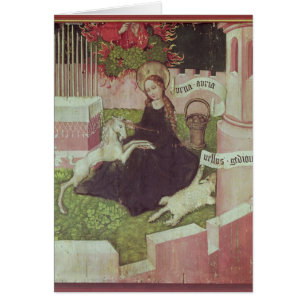 Altarpiece av dominikanerna hälsningskort
