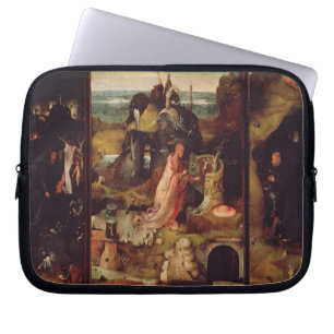 Altarpiece av enslingarna (olja på panel) laptop fodral