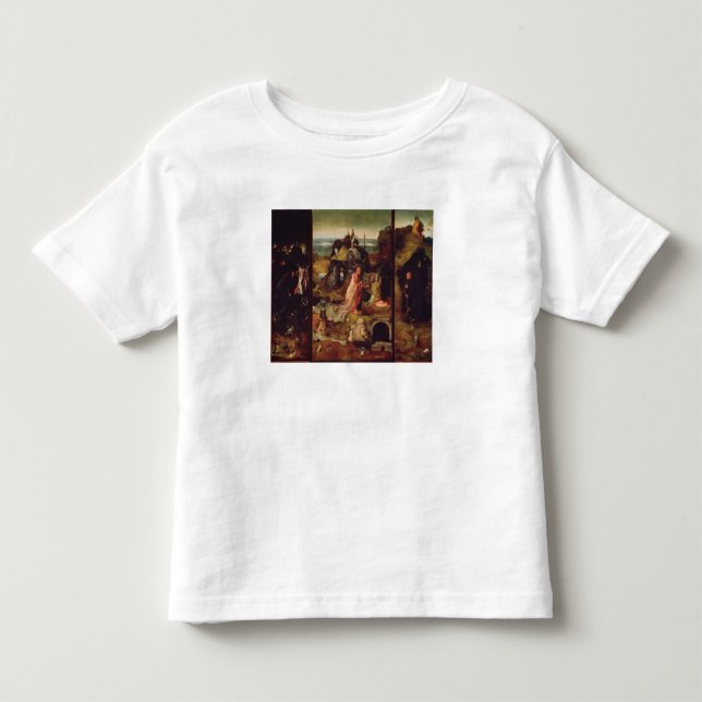 Altarpiece av enslingarna (olja på panel) tröja (Framsida)