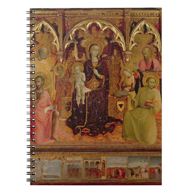 Altarpiece av Madonnaen av snön, c.1430-32 ( Anteckningsbok (Framsidan)