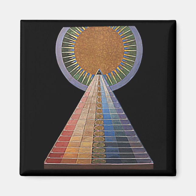 Altarpiece by Hilma af Klint, Fine Art Magnet (Framsidan)