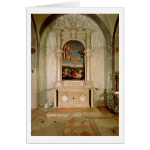 Altarpiece för St. Christina Hälsningskort