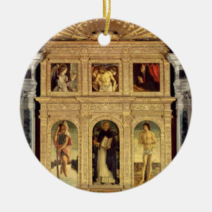 Altarpiece för St. Vincent Ferrer, c.1465 Julgransprydnad Keramik