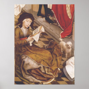 Altarpiecen för sju Sacraments Poster