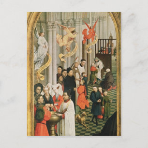 Altarpiecen för sju Sacraments Vykort