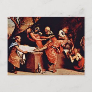 Altarpolyptychon San Bartolomeo i Bergamo Pred Vykort