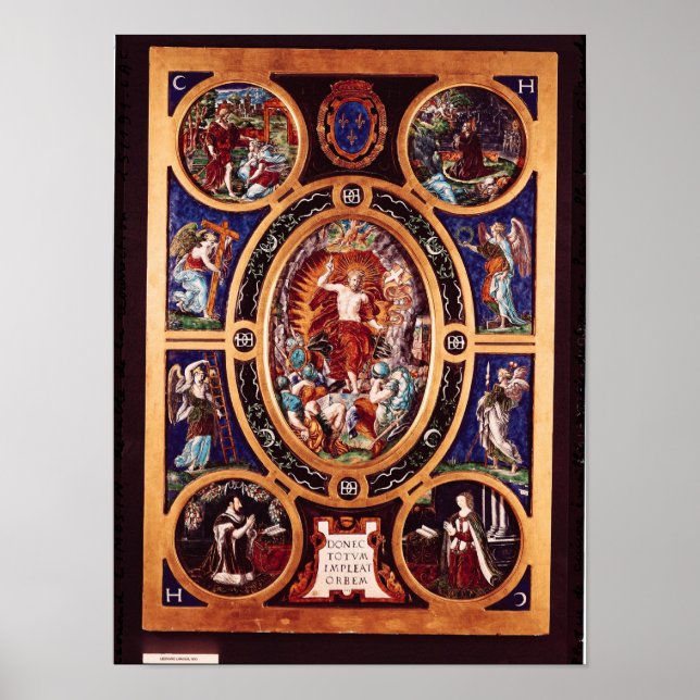 Altarstycke Sainte-Chapelle Poster (Framsidan)