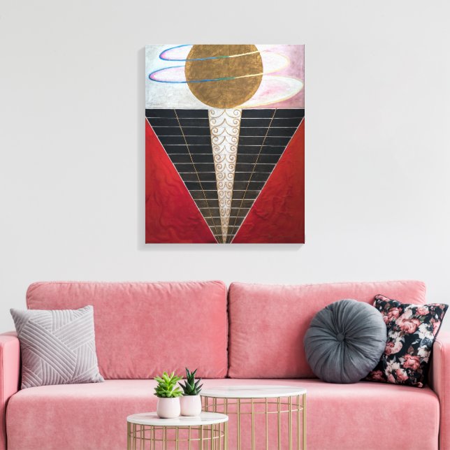 Altartavla 2 | Hilma af Klint | Canvastryck (Insitu (Vardagsrum))