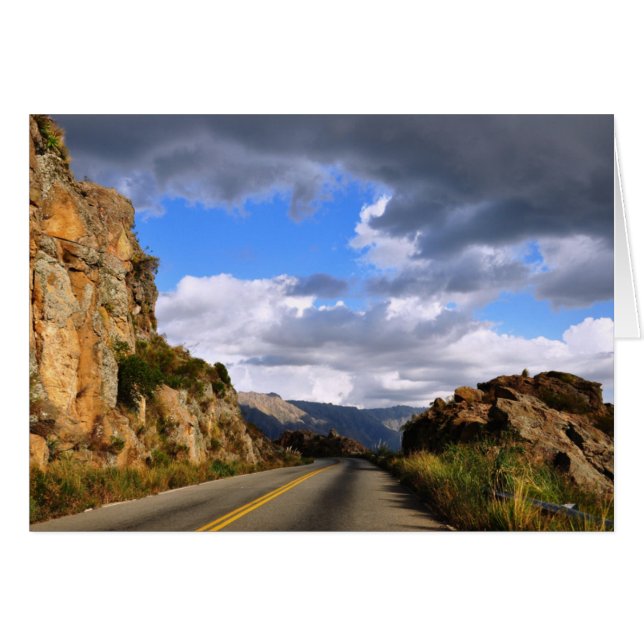 Altas Cumbres Cordoba Hälsningskort (Framsidan Horizontal)