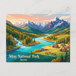 Altay National Park Ryssland Vykort