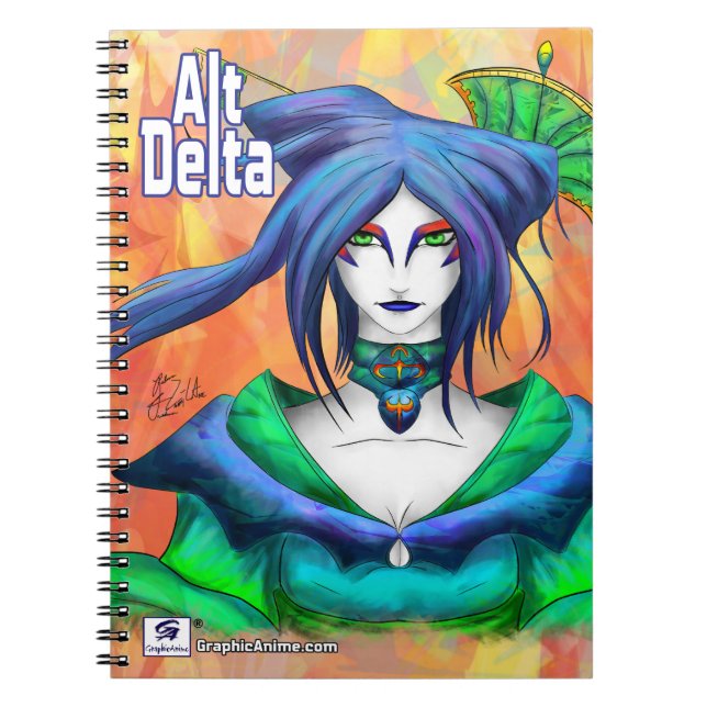AltDelta: Spiral bärbar dator Anteckningsbok (Framsidan)