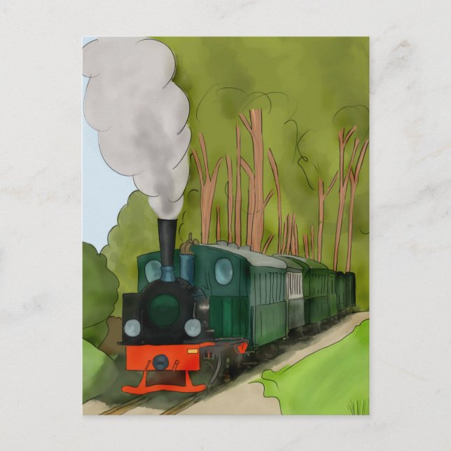 Alte Eisenbahn Vykort (Framsida)