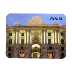 Alte Hofburg på natten i det Wien fotoet Magnet