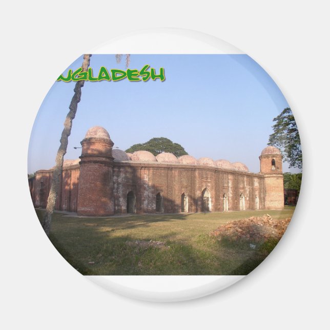 Alte Moschee Bangladesh Magnet (Framsidan)
