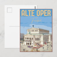 Alte Oper Frankfurt Gamla operahuset Tyskland