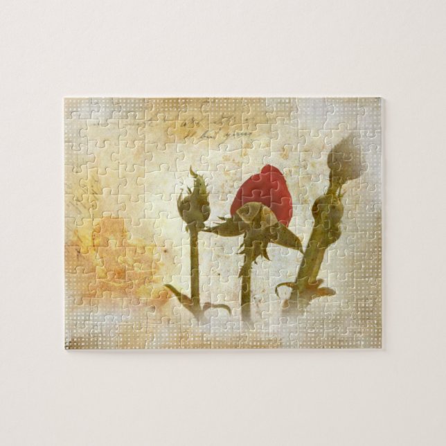 Alte Rose Pussel (Horisontell)
