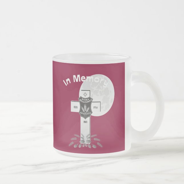 Alte Schweizer Bier Brewerie Tasse Frostad Glasmugg (Höger)