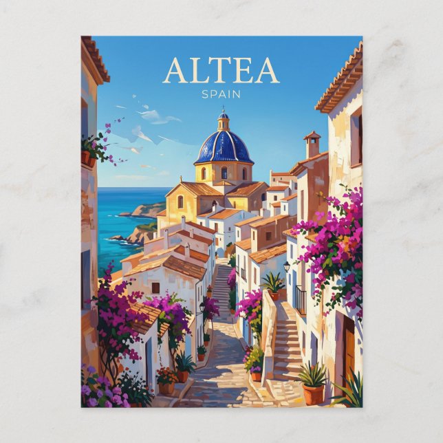 Altea Spanien Vykort (Framsida)