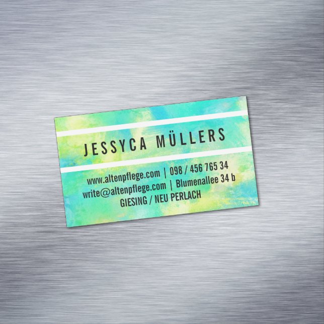 Altenpflege Magnetische Visitenkarte Magnetiska Visitkort (In Situ)