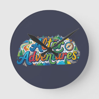 Alter Adventures – Djärv Äventyrs Grafisk T-Shirt Rund Klocka