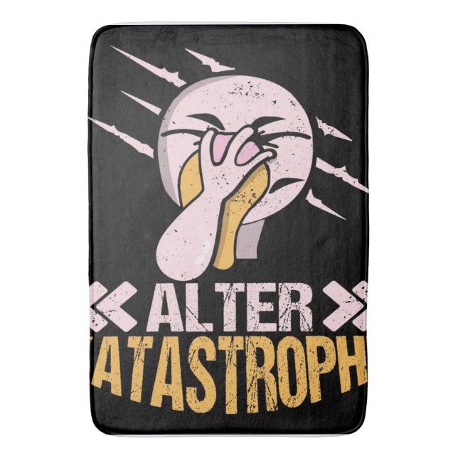 Alter Katastrophe Flamingo | Gåvägare Flamingo Badrumsmatta (Framsidan (Vertikal))