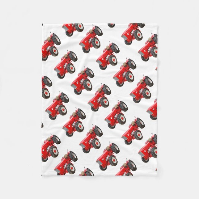 Alter Traktor Güldner G 75 AS Fleecefilt (Framsidan)