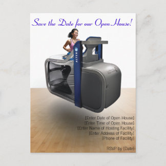 AlterG Open House-inbjudan Meddelande Vykort