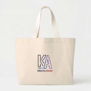 Alternativ 2 (Gåvoinriktad): Personlig monogram-in Jumbo Tygkasse