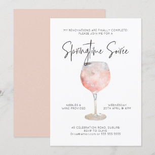 Alternativ 3: Springtime Soiree-inbjudan Inbjudningar