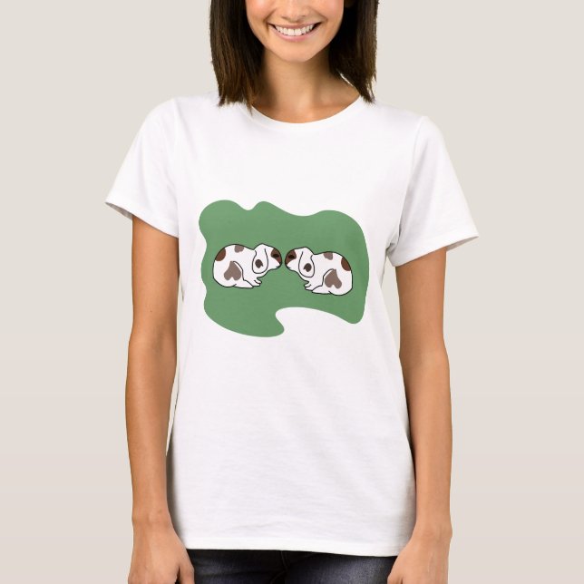 Alternativ Dubbla Bunny T Shirt (Framsida)