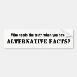 Alternativ faktumvitbildekal bildekal