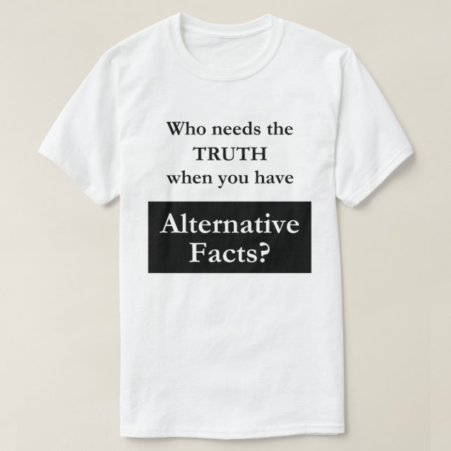 Alternativ faktumvitT-tröja Tröja (Design framsida)