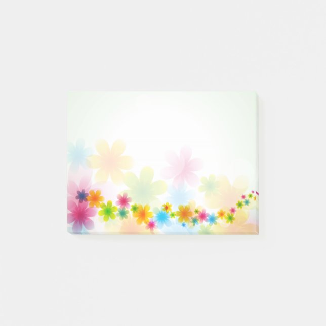 Alternativ för blommadekor 54 post-it block (Framsida)