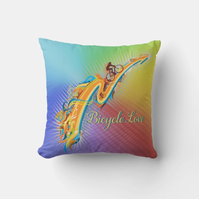 Alternativ för cykellager Kärlek 1 Kudde (Framsida)