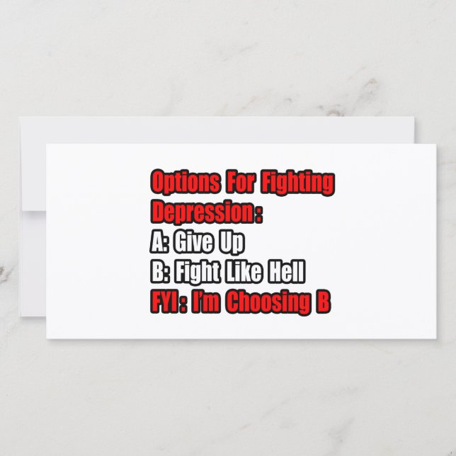 Alternativ för depressionsbekämpning (Framsida)