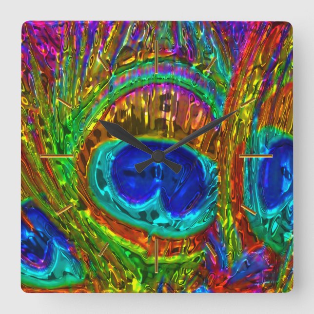 Alternativ för fotbesättningar Glass Art 1 väggur (Framsida)