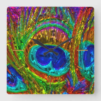 Alternativ för fotbesättningar Glass Art 1 väggur